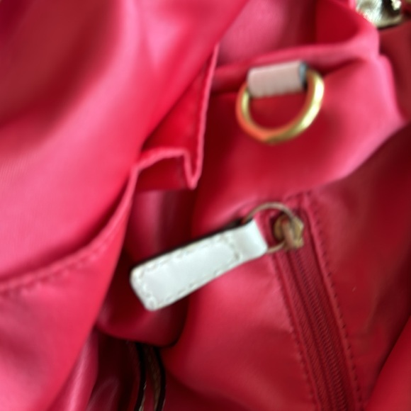 Coach Monogram Shoulder Bag. Ivory Color with Metallic Gold Leather. - Picture 11 of 16